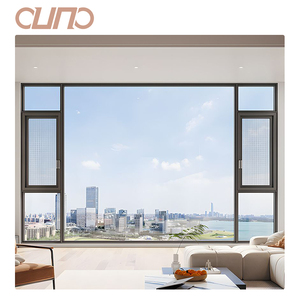 Ouna bão tác động cửa sổ Hợp kim nhôm mới đến khung mỏng tối thiểu không Khung nhà khung cửa sổ - Product Image 3