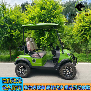 Voiturette de golf électrique 4 roues en alliage d'aluminium, design moderne, durable, pour complexe hôtelier, parc, campus, aéroport - Product Image 5