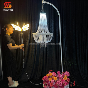 Soporte de araña blanco SMOOTH Best Seller, decoración de fondo de fiesta de arco, soporte de araña colgante para boda - Product Image 2