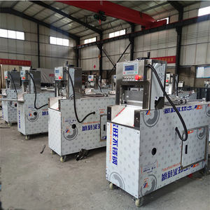 Tira con transportador eléctrico comercial rebanada biltong máquina congelada automática rebanadora de carne protectores de seguridad - Product Image 5