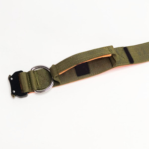 1.5 <strong>Inch</strong> Adjustable Tactical <strong>Dog</strong> <strong>Collar</strong> With Orange Soft Padded and Metal Buckle - Product Image 4