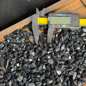 Pierres brutes d'obsidienne noire naturelle en vrac, non percées, pour pyramides d'orgonite DIY et guérison Reiki, vente en gros - Product Image 2