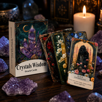 Kartu Oracle Panduan Spiritual Interaksi Dalam Permainan Bergaya Artistik Cetak Warna Penuh Kustom