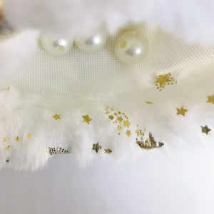 Sac cadeau de Noël en feuille d'or brillante avec cordon de serrage, sac à bonbons exquis - Product Image 6