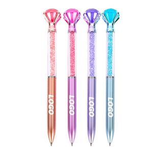 Bolígrafos de Cristal con Diamantes Personalizados al por Mayor con Recarga, Bolígrafos con Punta de Diamante con Tinta Negra para Oficina, Escuela, Hogar y Regalos - Product Image 1