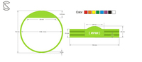 Bracelet RFID en silicone écologique souple et étanche avec puce TK4100 125kHz/13.56MHz, personnalisable avec logo, idéal pour les événements pour enfants (vente en gros)