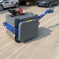 Compacteur de sol hydraulique de 0,5 à 2 tonnes, machine à rouleaux vibrante avec double tambour, composants principaux du moteur