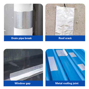 Modern tasarım SBS bodrum alüminyum folyo su durdurma kauçuk butil bant su geçirmez su yalıtım bandı çatı için - Product Image 5