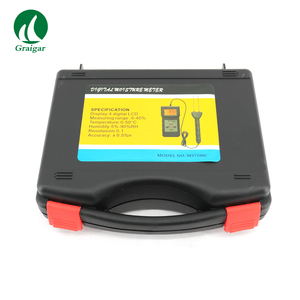 เครื่องวัดความชื้นในก้อนฝ้ายดิจิตอล MS7100C เครื่องทดสอบความชื้นในเส้นใยฝ้าย 7%-40% - Product Image 6