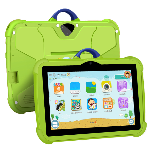 OEM 7 Inch Android Tablet 4GB RAM+64GB Memory Educational Learning Tablet for Children Stock Wifi Muti-Functional