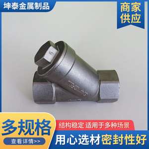 Válvula de Retención Tipo Y de Acero Inoxidable 1438123411 141 122, Estructura de un Solo Lóbulo, Flujo Unidireccional, Uso a Temperatura Ambiente - Product Image 2