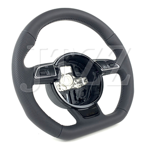 Para <span class=keywords><strong>Audi</strong></span> A3 RS3 <span class=keywords><strong>A4</strong></span> RS4 A5 RS5 2018 2021 2022 <span class=keywords><strong>2023</strong></span> 2024 Alcantara volante de cuero interior del coche - Product Image 2