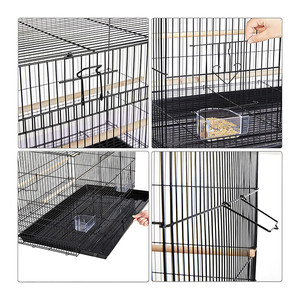 Ispinozlar için üreme uçuş Parakeet kuş kafesi besleyici gies atiels Conures Lovebirds kanaryalar papağanlar için slayt kafes ile - Product Image 6