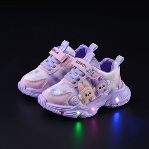 Nuove <span class=keywords><strong>Scarpe</strong></span> Sportive in PU per Bambini e Donne con <span class=keywords><strong>Luci</strong></span> LED, Suola Morbida, Stile Joker, Primavera-Autunno - Product Image 5