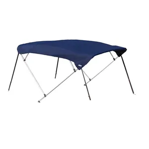 Marine Hardware 600d 4 Bow Bimini Top Cover 3 Bow Boat Canopy With Rear Support Poles Aluminum Bimini Top Boat