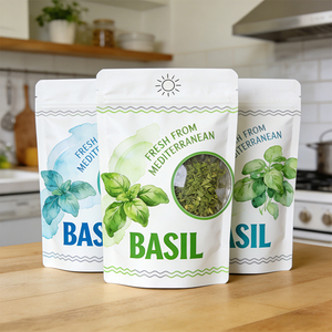 Bolsas de Embalaje Personalizadas para Especias, Bolsas de Plástico PE con Cierre, Bolsas para Alimentos con Válvula, Impresión Digital - Product Image 6