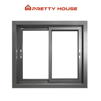 Ventanas Corredizas Verticales de Doble Acristalamiento, de Alta Calidad, en Aleación de Aluminio, Diseño Moderno, Función Antiviento e Insonorización, Gran Venta