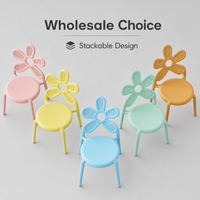 Chaise d'enfant colorée en plastique légère pour maternelle et fête d'enfants - Offre Spéciale