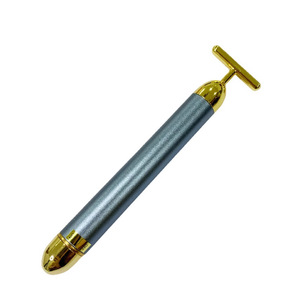 Kim Hong-kang Facial Massager 24K Gold USB Rechargeable Vibrating Beauty Device for Face Care - Product Image 1