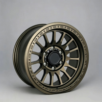 Jantes en alliage d'aluminium forgé Beadlock à profil profond concave 18-24 pouces 5x115 6x139.7 compatibles avec Dodge Charger RAM SUV Jantes personnalisées