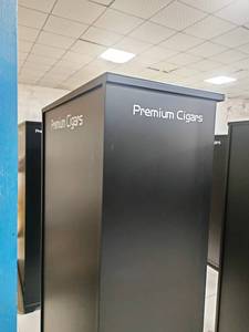 Vitrines en bois personnalisées pour magasins de cigares, présentoirs pour <span class=keywords><strong>tabac</strong></span>, vitrines en verre, armoires de présentation, vitrines pour magasins de fumée - Product Image 4
