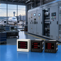 Medidor de Energía Digital Activo de 72/80/96 mm para Panel de Control de Distribución Eléctrica
