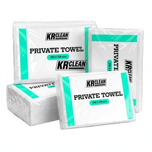 Toallitas Desechables de Tela No Tejida Spunlace con 50% de Viscosa, Marca Krclean, Ecológicas, Biodegradables, para Limpieza de Manos y Cuidado Personal, Venta al Por Mayor OEM - Product Image 1