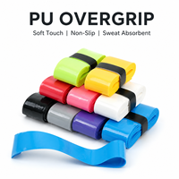 Cinta de Agarre para Raqueta de Bádminton, Pickleball, Tenis de Playa y Pádel, Personalizada, Antideslizante, Absorbente de Sudor, de PU Suave