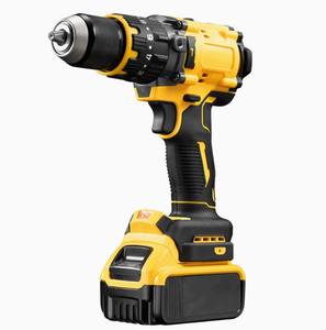 Portable Tool Kits Cordless Impact Drill Brushless Wrench Combination Set Battery Stainless Steel Yellow Battery-Powered Operati - Product Image 1