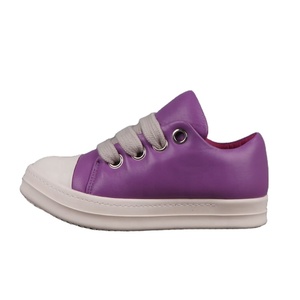 Baskets montantes de luxe en cuir véritable pour hommes, légères et respirantes, avec grandes lacets, pour printemps, automne et hiver DW - Product Image 3
