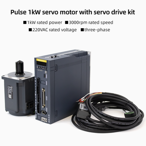 Kit de Motor AC de 17 Bits con Codificador Absoluto, 220V, IP67, 400W, 750W, 1KW, con Control de Impulsos para Router y Máquina de Embalaje - Product Image 4