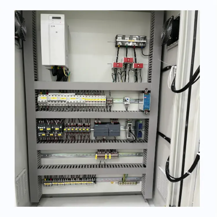 Bơm tủ điều khiển trang bị công nghiệp tự động áp suất không đổi VFD PLC bảng điện phân phối Tủ bảng điện