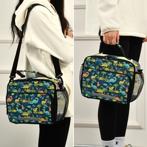 Bolsa de Almuerzo Infantil con Estampado de Dinosaurios, Personalizada, Reutilizable, Térmica y Aislada, para Picnic al Aire Libre, Venta Caliente - Product Image 5