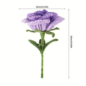 La Grande Rose Éternelle : un chef-d'œuvre époustouflant de 50 cm de haut en fil de fer, le cadeau d'exception qui ne se décolore jamais - Product Image 3