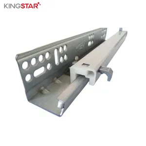 Heavy Duty Drawer Slides Telescopic Bottom Mounting Soft Closing Kitchen Cabinet Undermount Drawer Slide Rails