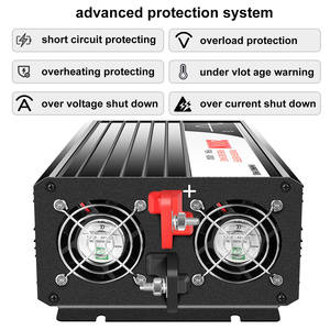 2000W שמש כוח עם אמריקאי שקע DC 12V <span class=keywords><strong>24V</strong></span> 36V 48V ל-AC <span class=keywords><strong>220V</strong></span> טהור סינוס גל מהפך 60HZ הטוב ביותר טהור סינוס גל להפוך - Product Image 2