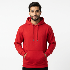 Sudadera de Algodón Grueso con Estampado Personalizado para Hombre, Talla Grande, Informal, 100% Algodón - Product Image 1