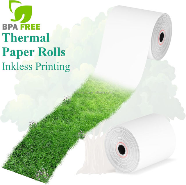 Wholesale 2 1/4" X 50' 50gsm BPA Free Thermal Paper Rolls Long Service Life Thermal Roll Paper for Restaurant Orders