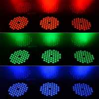Projecteur PAR LED RGB XJ 54x3W Ra80 5000K 50000h avec boîtier en aluminium, 3-en-1 DMX512 3/7CH, activé par le son, IP20, dimmable, pour éclairage de scène