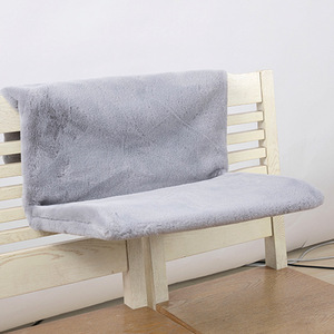 Hamaca de felpa universal para todas las estaciones con marco de hierro de color sólido conveniente cama colgante para mascotas para gatos - Product Image 1