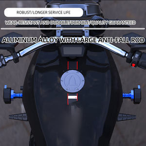 Curseurs de cadre de carrosserie de moto personnalisés avec capuchon d'essieu en titane Usinage CNC Curseurs de cadre de moteur en alliage d'aluminium - Product Image 4