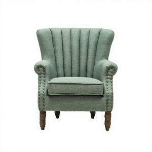 Fauteuils modernes en velours capitonnés pour salon, fauteuils d'appoint pour hôtel, marque JANUS, vente chaude - Product Image 4