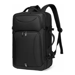 Tas Travel olahraga tahan air pria, tas Notebook USB, tas sekolah ransel Laptop pria