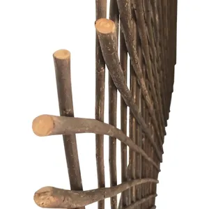 <span class=keywords><strong>Treillis</strong></span> de jardin extensible Support de plante Panneau de clôture en <span class=keywords><strong>treillis</strong></span> de saule pour plantes grimpantes Vigne Lierre Rose Concombres Clématite - Product Image 3