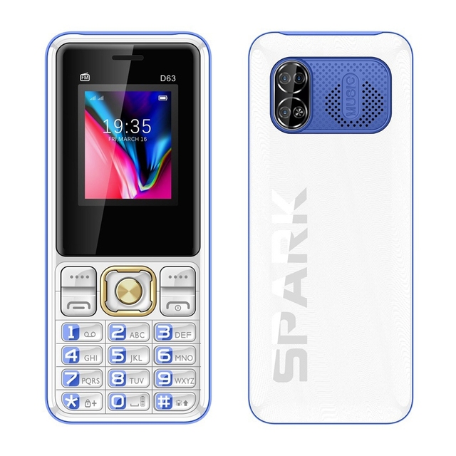 Factory Price D63 Elder Keypad Phone 1.77 Inch 3600mAh Dual SIM 2G GSM Unlocked Phone with Flashlight