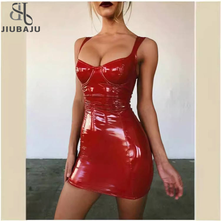 Pvc Bodysuits For Women Wet Look Dress Plus Moily Women's PVC Wet
