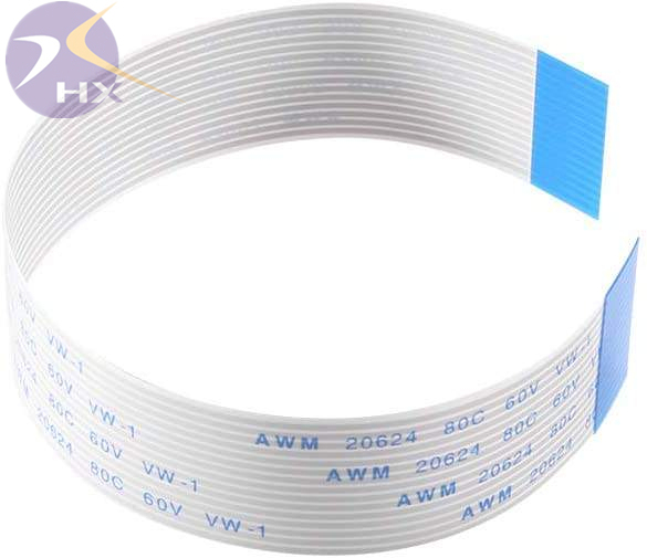 Custom AWM 2896 80C 30V Vw 1 Solid Conductor PVC PE Insulation IDC Connector 20cm Flexible Flat Ribbon Cable SATA HDD Heating