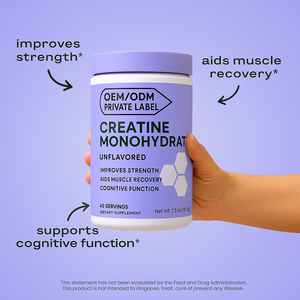 Creatina Micronizada con Sabor a Frambuesa y Limón, Personalización Privada OEM, Suplemento Energético 100% Puro para Adultos - Product Image 2