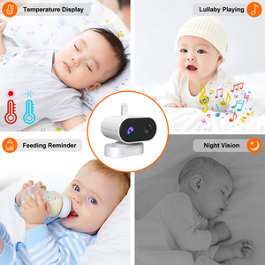 Cámara Espía <span class=keywords><strong>con</strong></span> Monitor para Bebés, Visión Nocturna, Audio Bidireccional, Detección de Llanto, Resolución 720P, Detección de Movimiento, Compatible <span class=keywords><strong>con</strong></span> Cámaras Duales - Product Image 3