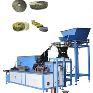 Automatic factory supply coiled nail machine